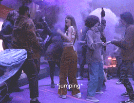 gif of taylor swift smiling while holding sparkly guitar, fearless era